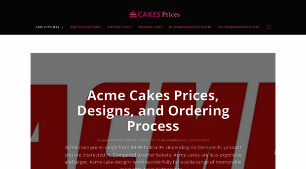 cakesprices.com