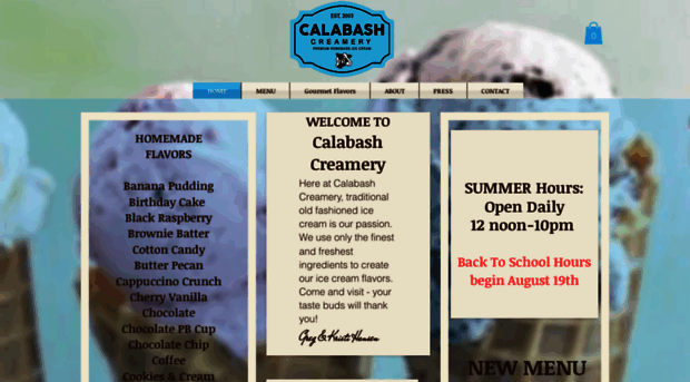 calabashcreamery.com