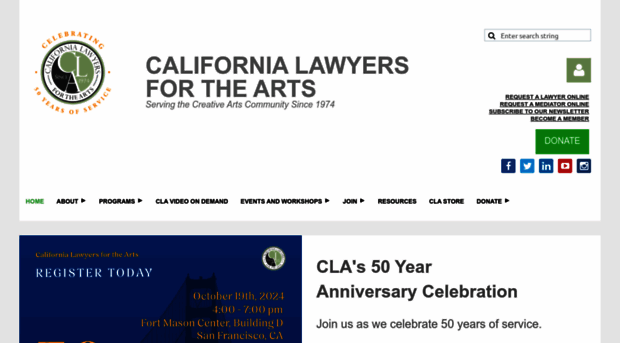 calawyersforthearts.org