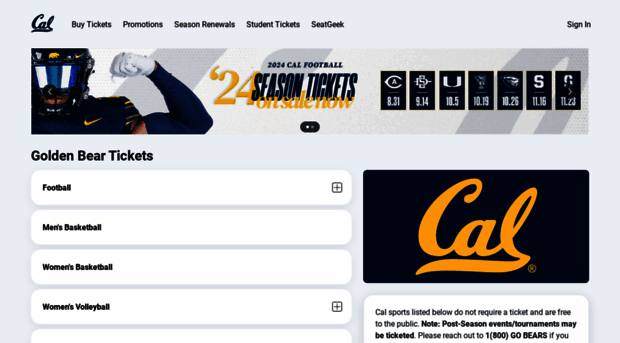 calbears.evenue.net