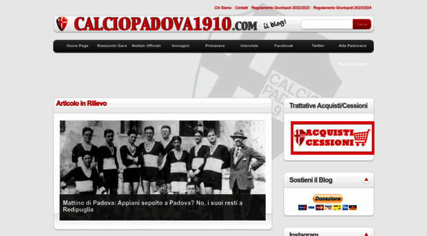 calciopadova1910.com