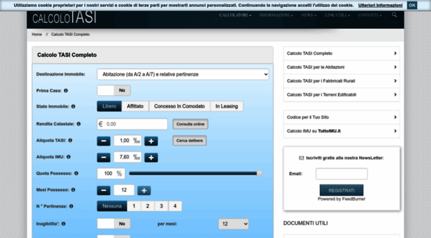 calcolotasi.it