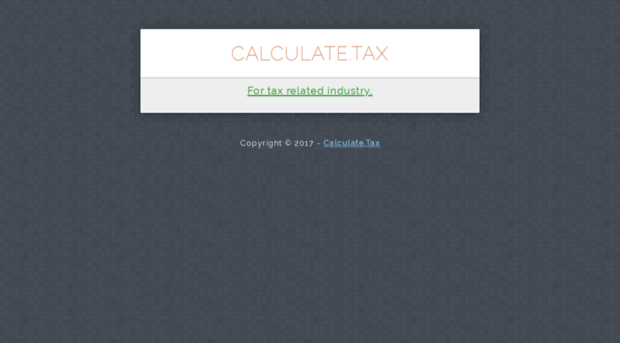 calculate.tax