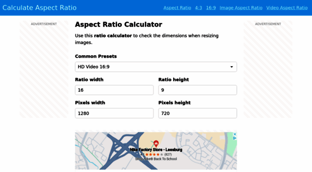 calculateaspectratio.com