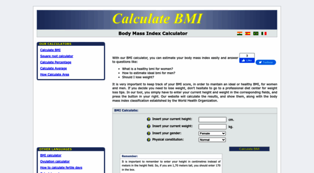 calculatebmi.in