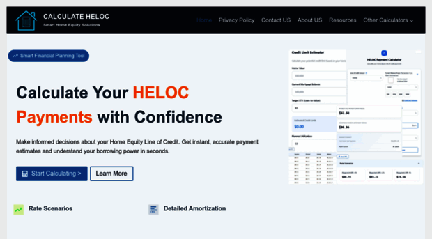 calculateheloc.com