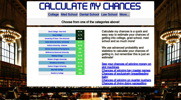 calculatemychances.com