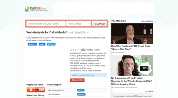calculatestuff.com.cutestat.com