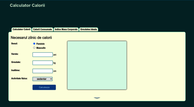 calculator-calorii.ro