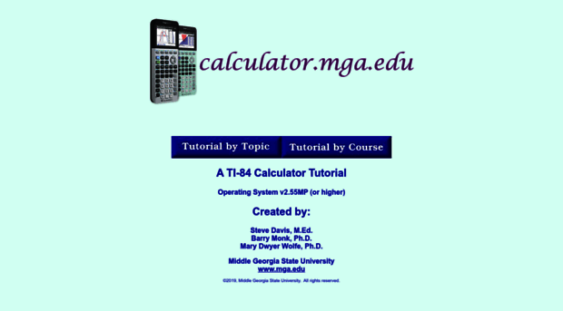 calculator.mga.edu