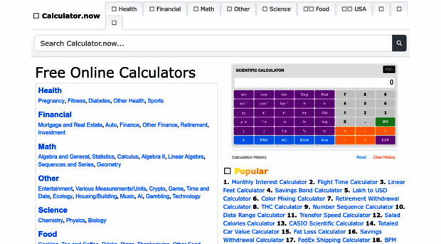 calculator.now