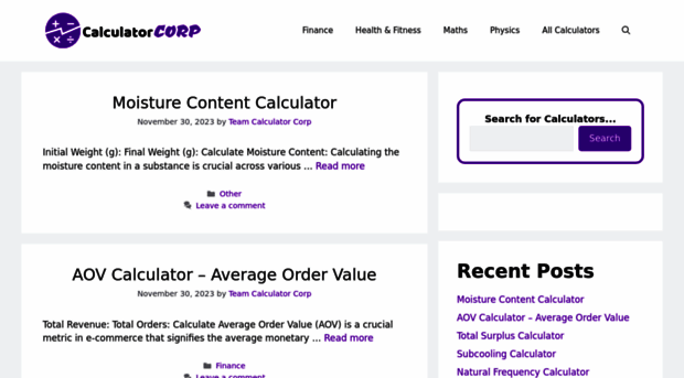 calculatorcorp.com