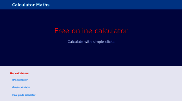 calculatormaths.com