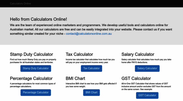 calculatorsonline.com.au