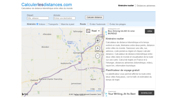 calculerlesdistances.com