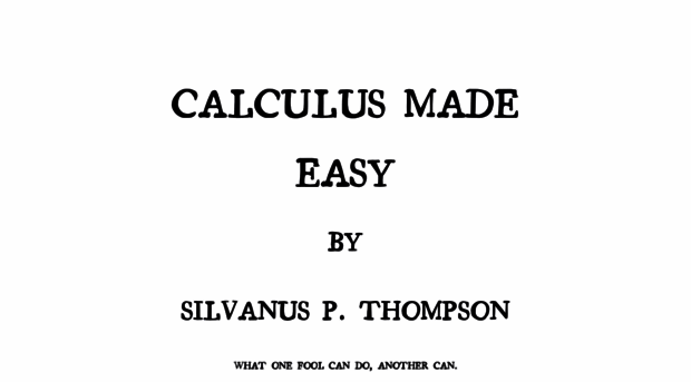 calculusmadeeasy.org