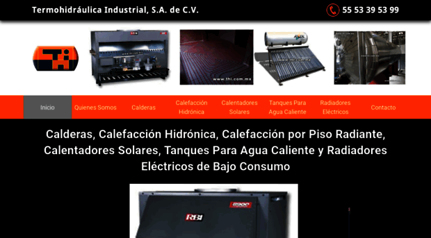 calderascalefaccionycalentadoressolares.com.mx