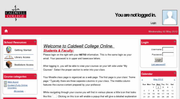 caldwell.learninghouse.com