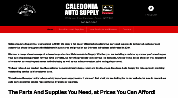 caledoniaautosupply.com