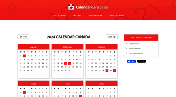 calendar-canada.ca