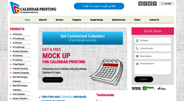 calendar-printing4u.co.uk