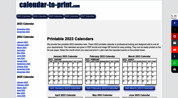 calendar-to-print.com