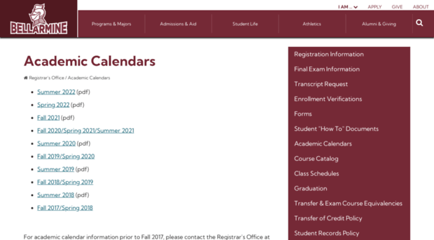 calendar.bellarmine.edu