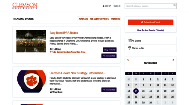 calendar.clemson.edu