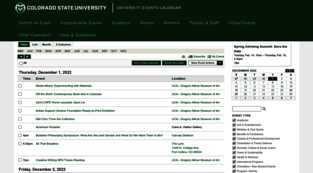 calendar.colostate.edu