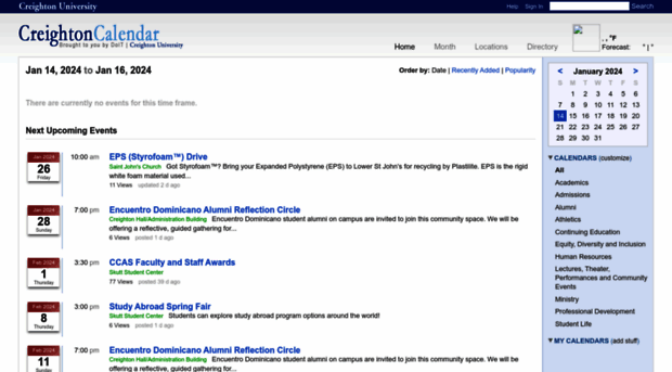 calendar.creighton.edu