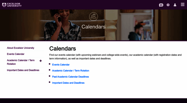 calendar.excelsior.edu