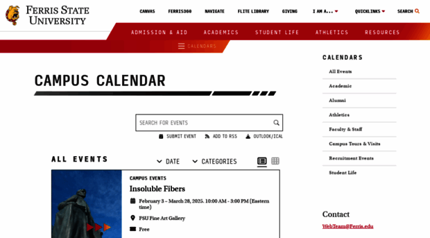 calendar.ferris.edu