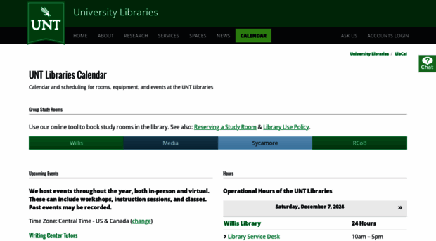 calendar.library.unt.edu