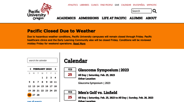 calendar.pacificu.edu