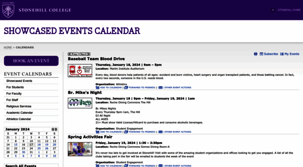 calendar.stonehill.edu