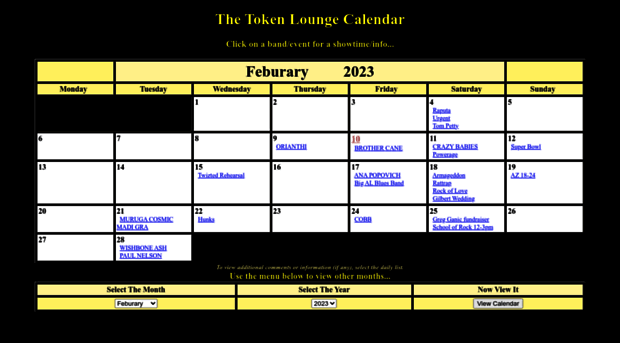 calendar.thetokenlounge.com