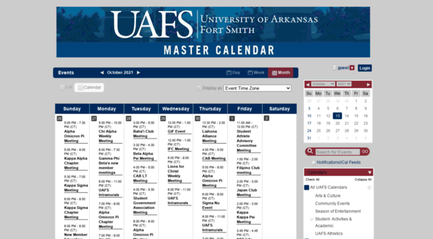 calendar.uafs.edu