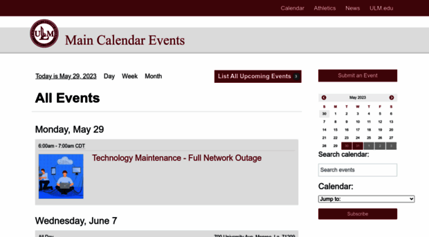 calendar.ulm.edu