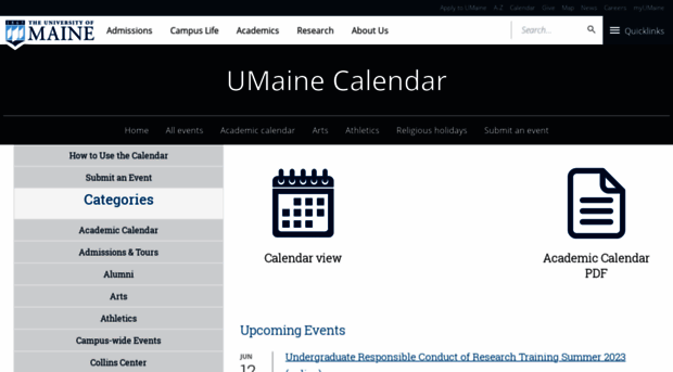 calendar.umaine.edu