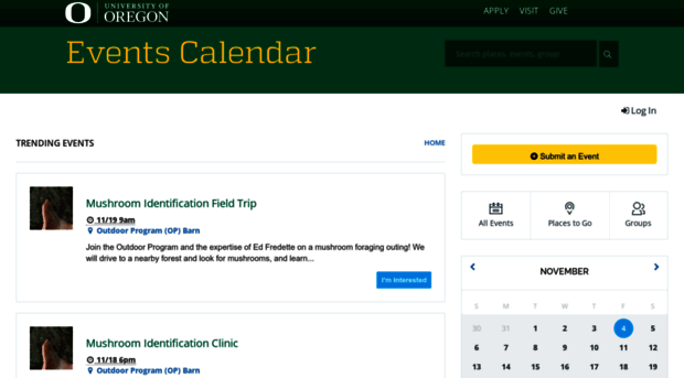 calendar.uoregon.edu