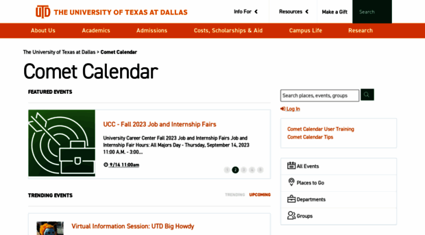 calendar.utdallas.edu