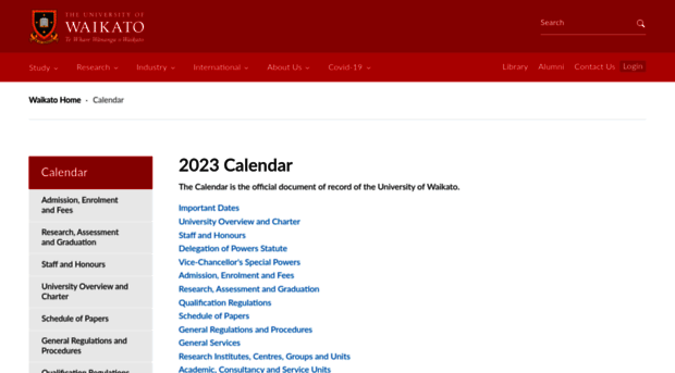 calendar.waikato.ac.nz