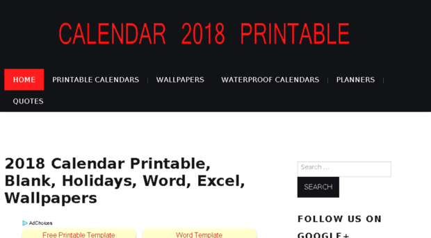 calendar2018printable.com