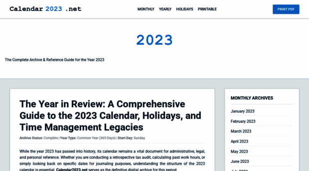calendar2023.net