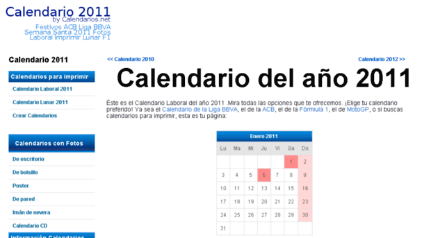 calendario2011.com