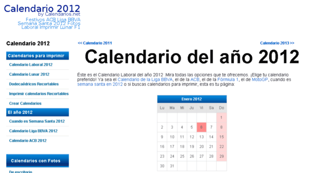 calendario2012.com