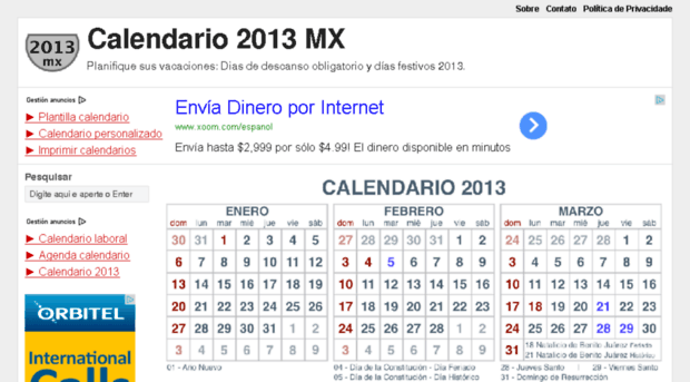 calendario2013.com.mx
