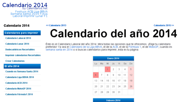 calendario2014.com