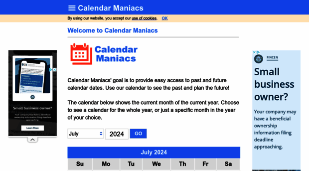 calendarmaniacs.com