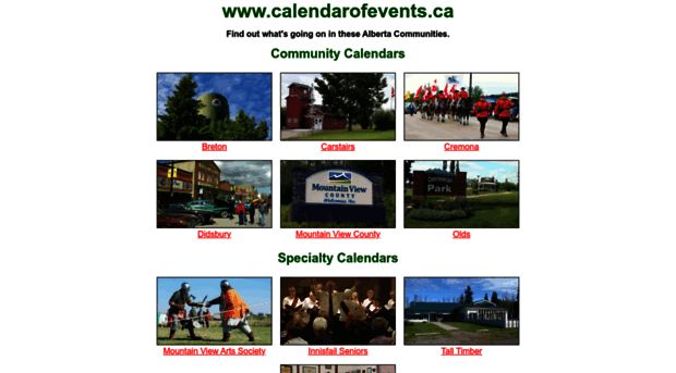 calendarofevents.ca